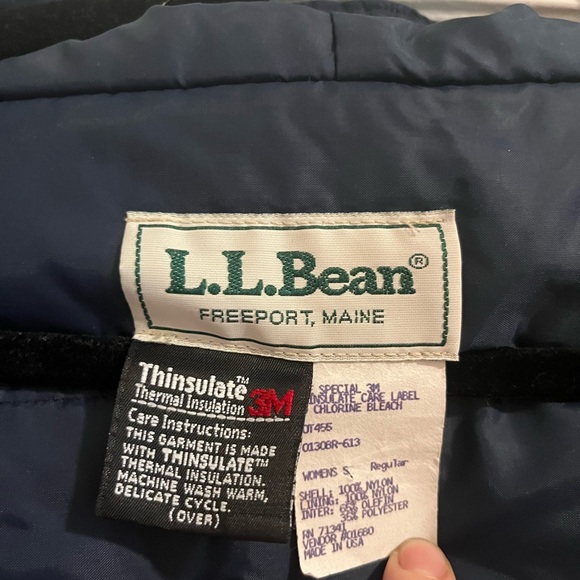 Vintage L.L. Bean Outdoors Insulated Quarter Zip Aztec Jacket - Picture 4 of 5